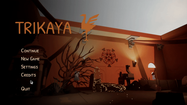 Trikaya - Main Menu UI