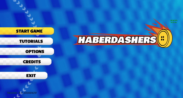 HaberDashers - Main Menu UI