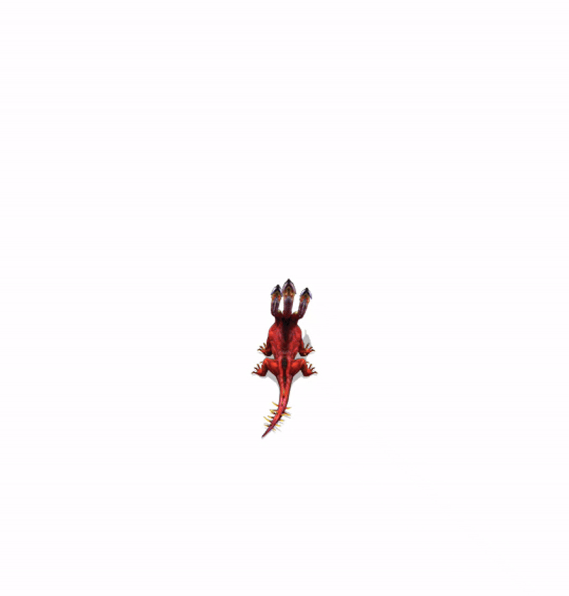 Hydra on tap animation with directions