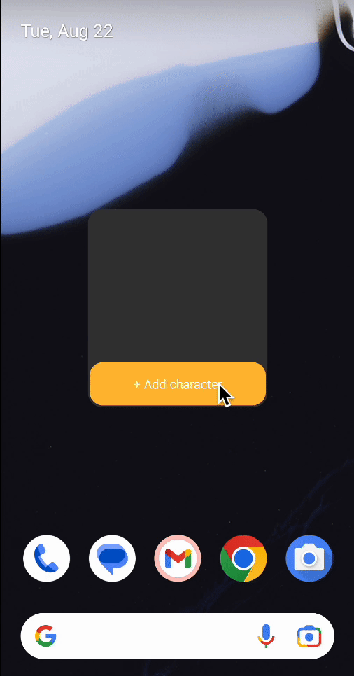 Flutter Mortal Kombat app with HomeScreen Widget
