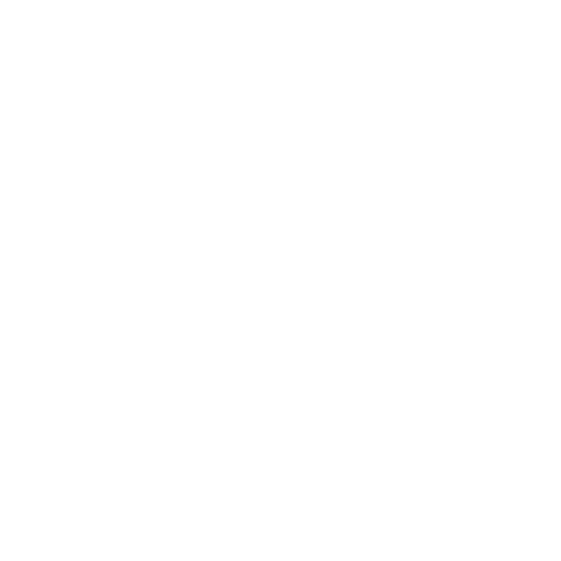 White outline of a fire flame on a black background