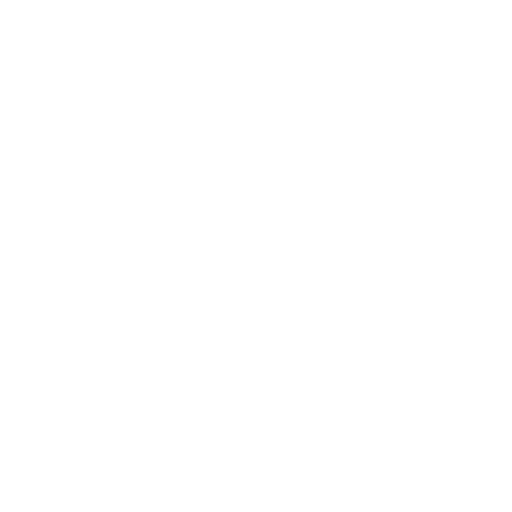 Line icon of a factory building with smoking chimneys.