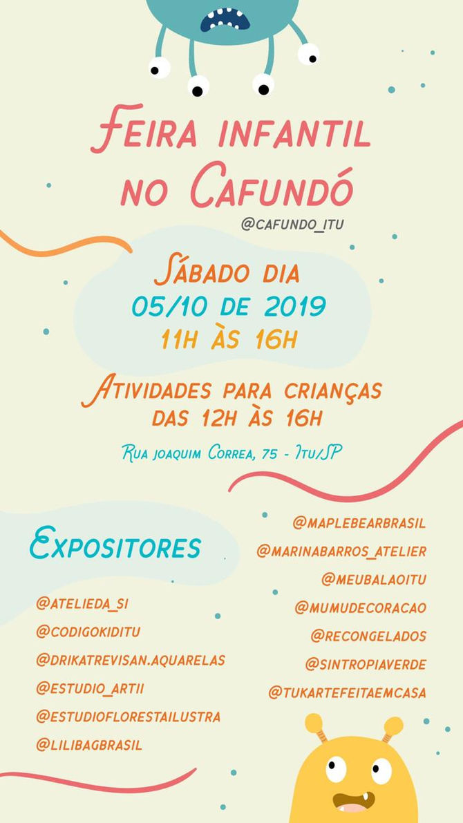 Feira Infantil no Cafundó