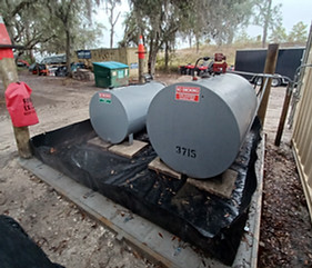 Aboveground Storage Tanks (ASTs) on Phase I ESA site visit Excelsior Environmental Consultants