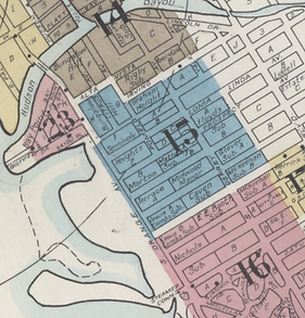 A Sanborn Fire Insurance map of downtown Sarasota, used by Excelsior for a Phase I ESA.