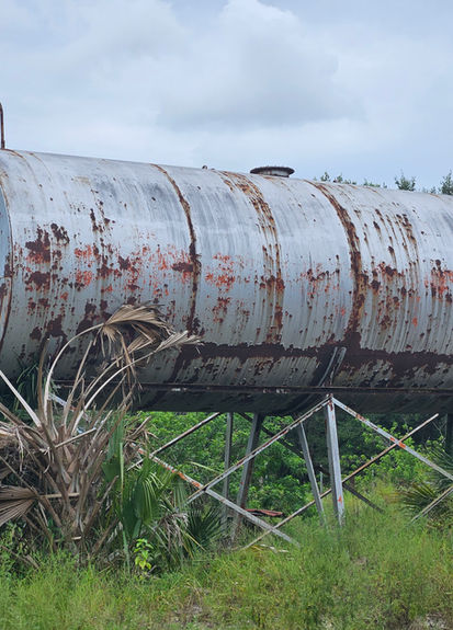 Above Ground Storage Tank in Polk County, Florida that was assessed by Excelsior Environmental Consultants, LLC during a Contamination Assessment Report (CAR).