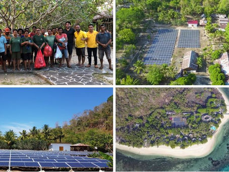 RPRE commissions solar PV system at Gangga Island Resort & Spa