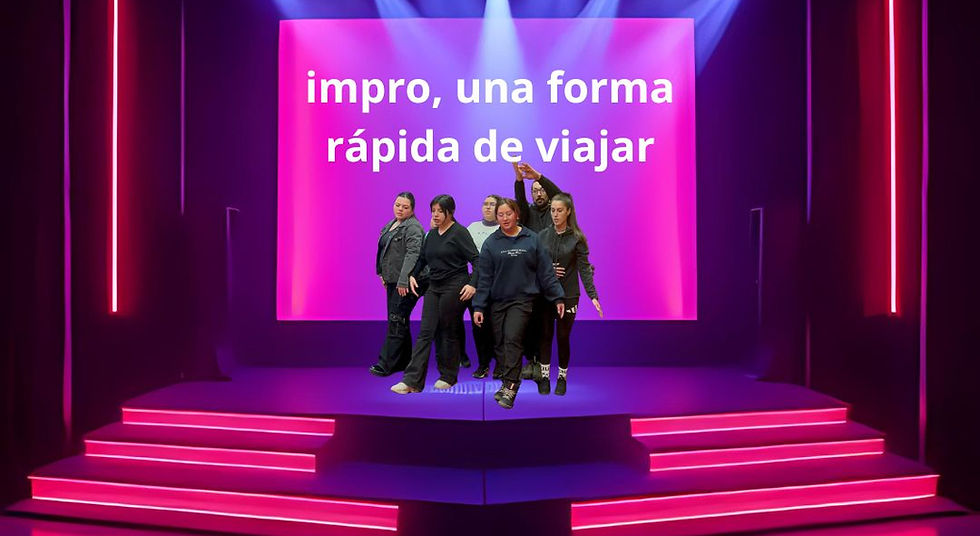 alumnos aprendiendo técnicas de IMPRO