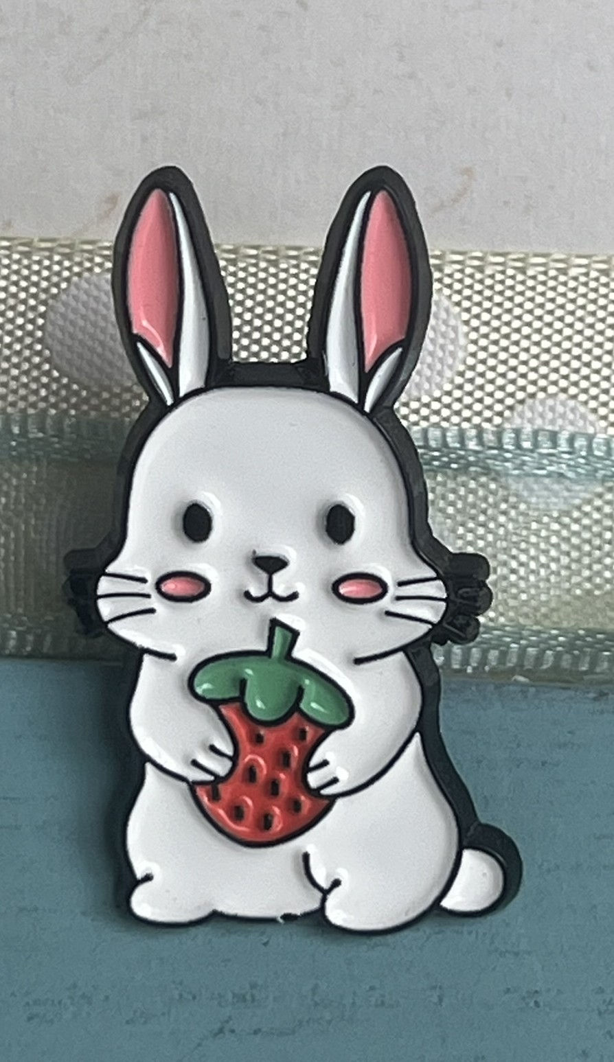 Enamel Pin-Bunny Love