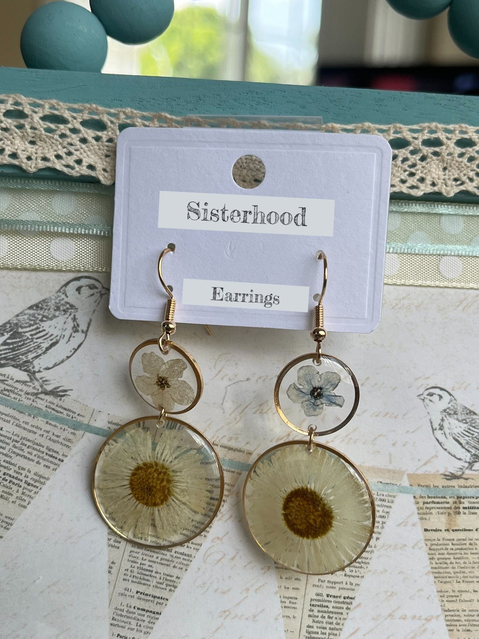 Earrings-Floral Splendor