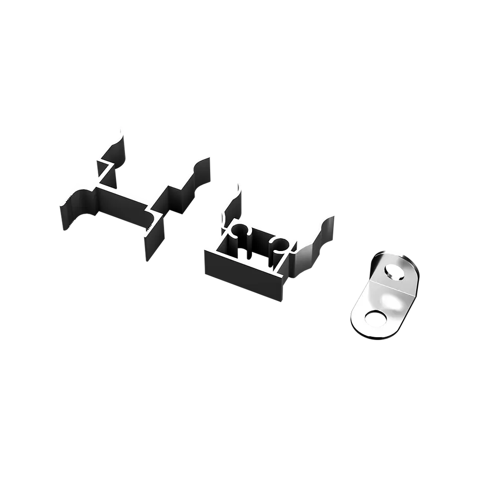 Semi-privacy hardware kit for 1-inch fence slats in Modern Yard fence systems