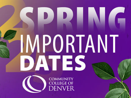 Spring 2025 Important Dates