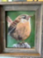 Thumbnail: Wren Painting 8x10” framed