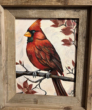 Cardinal Framed