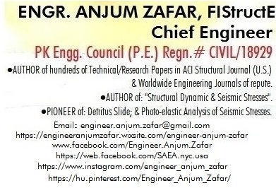 Chief Engineer Anjum Zafar