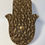 Thumbnail: Hand Gilded paper Hamsa