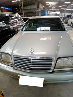 Perbaikan Mercy S280 di Bengkel Cat Mobil dan Body Repair Dinarti Putro. www.dinartiputro.co