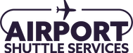 Airport Shuttle Service Logo in Navy Blue