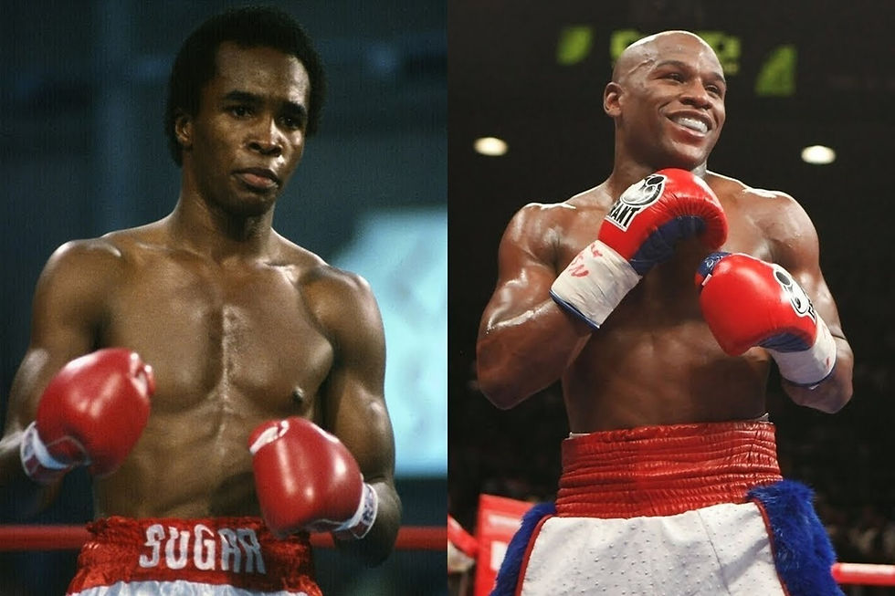 Sugar Ray Leonard vs. Floyd Mayweather Jr