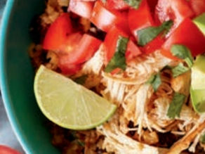 Instant Pot Chicken Enchilada Bowl