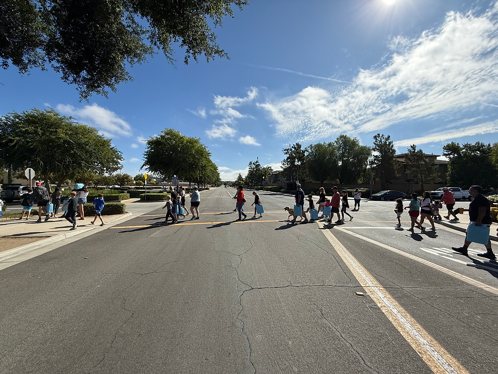 kids walk for water