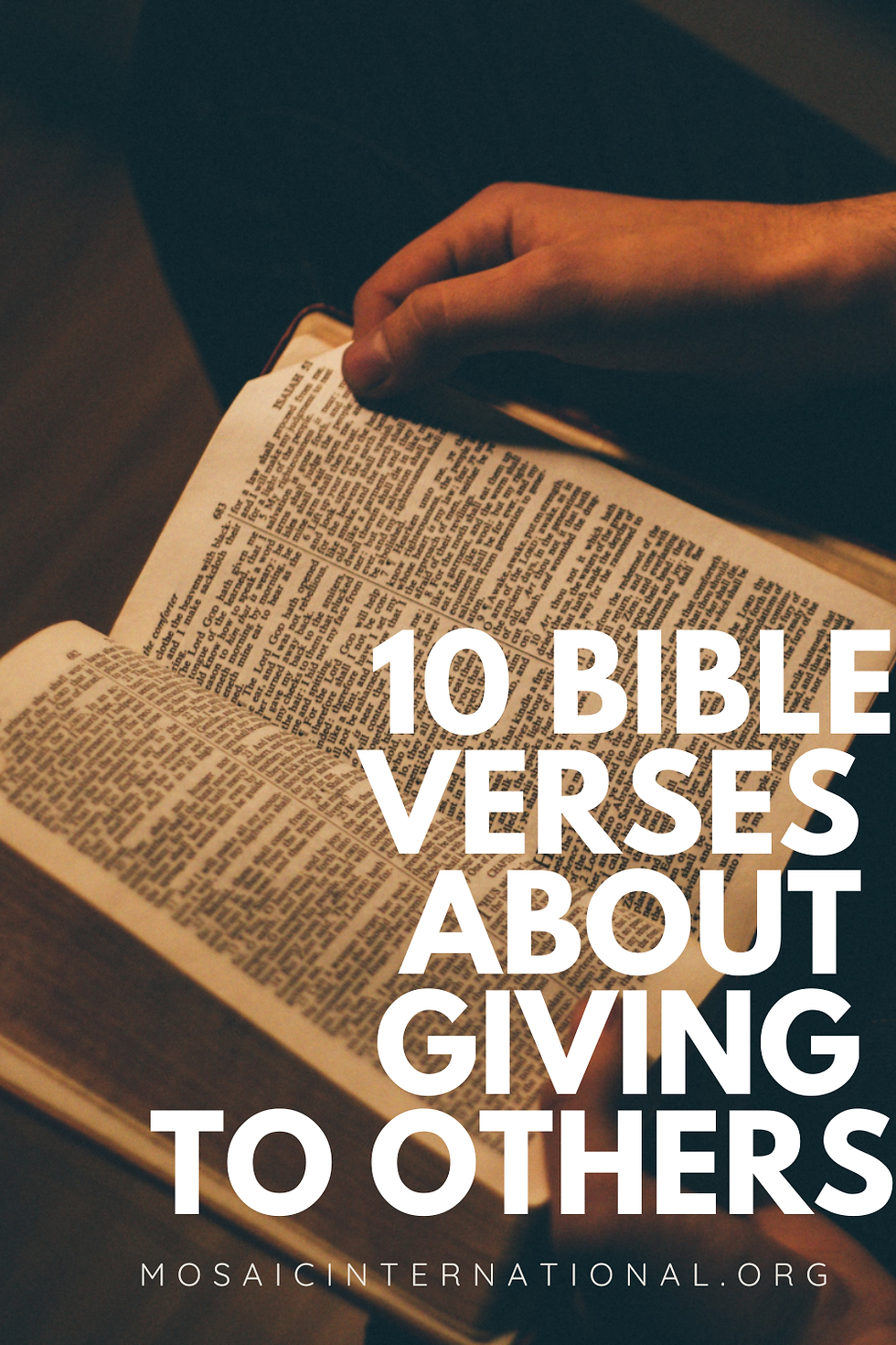 Bible Scripture About Giving to Others