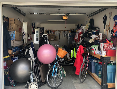 BEFORE & AFTER - Garage Organizing ideas - By Voilà! Organizing