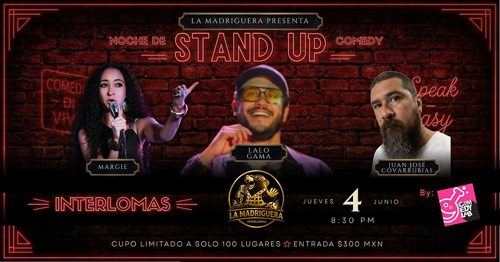 😂🎤 Noche de Stand Up en La Madriguera Interlomas