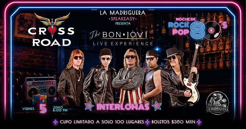 ¡The Bon Jovi Live Experience.. llega a la Madriguera! 🎸🤘