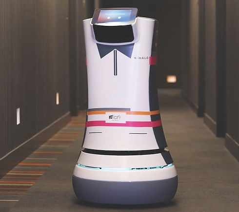 Robotic Butler Hotel Robot hotel service robot reception robot