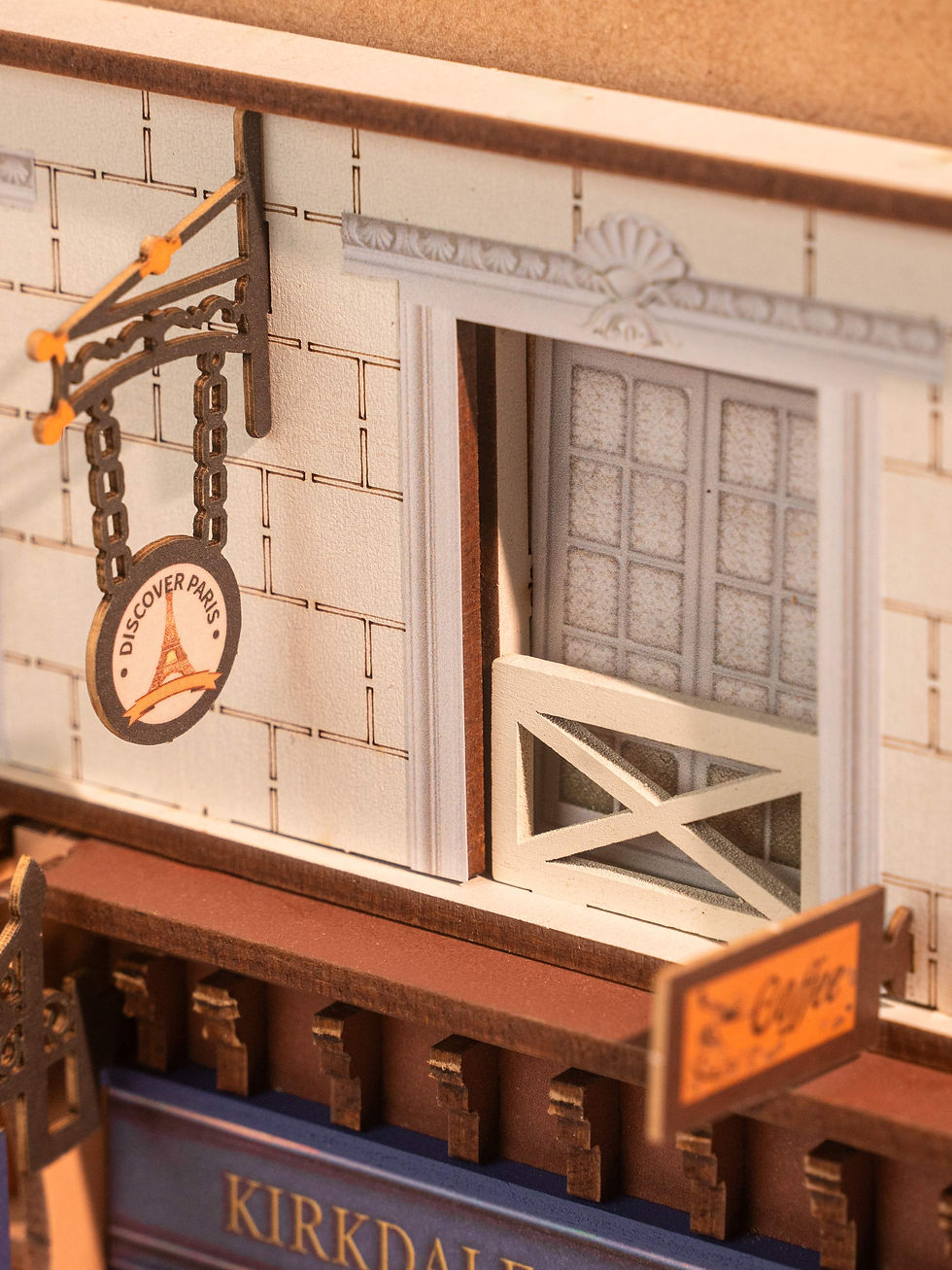 Miniaturbild: Zeitlos elegante Passage | surrealer Tiefeneffekt + Licht | Miniatur-Regalwelt