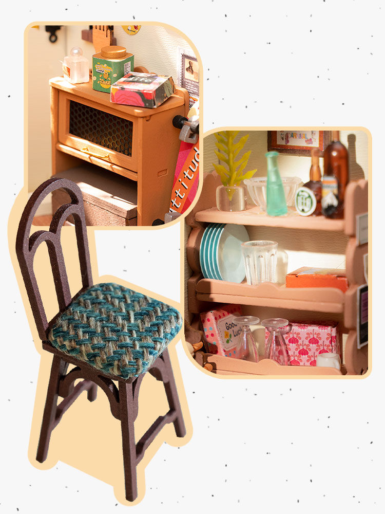 Miniaturbild: Gemütliche Küche | Miniatur - Diorama | Bausatz