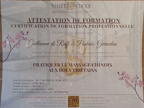 Relaxation accompagnée par les bols tibétains: