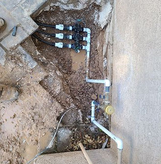 anti syphone valve with 3 valves with filters and pressure regulators