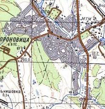 Map Voronovitsa