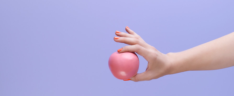 Apple rosado, púrpura del fondo