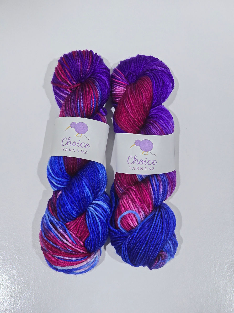 Thumbnail: Choice Yarns NZ 8ply Hand-Dyed MW Merino 100g