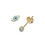 Thumbnail: Mini Oval Evil Eye Earrings