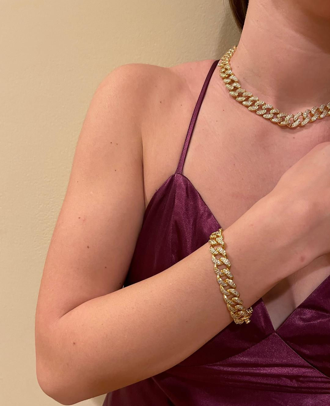 Alta Pave Cuban Link Bracelet.