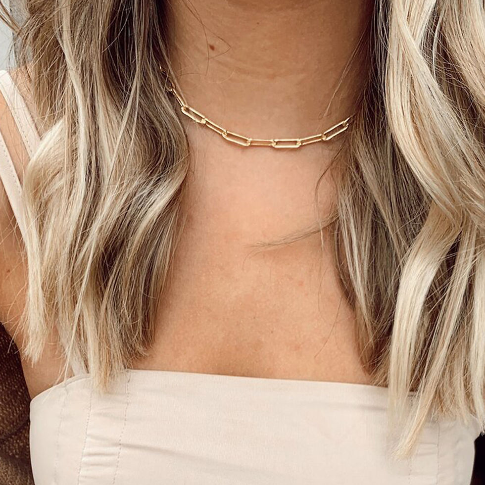 Thumbnail: Nova Paper Clip Chain Necklace