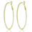 Thumbnail: Taline Oval Crystal Hoops