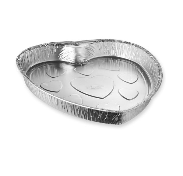 תבנית אלומיניום בצורת לב איכותית וחזקה