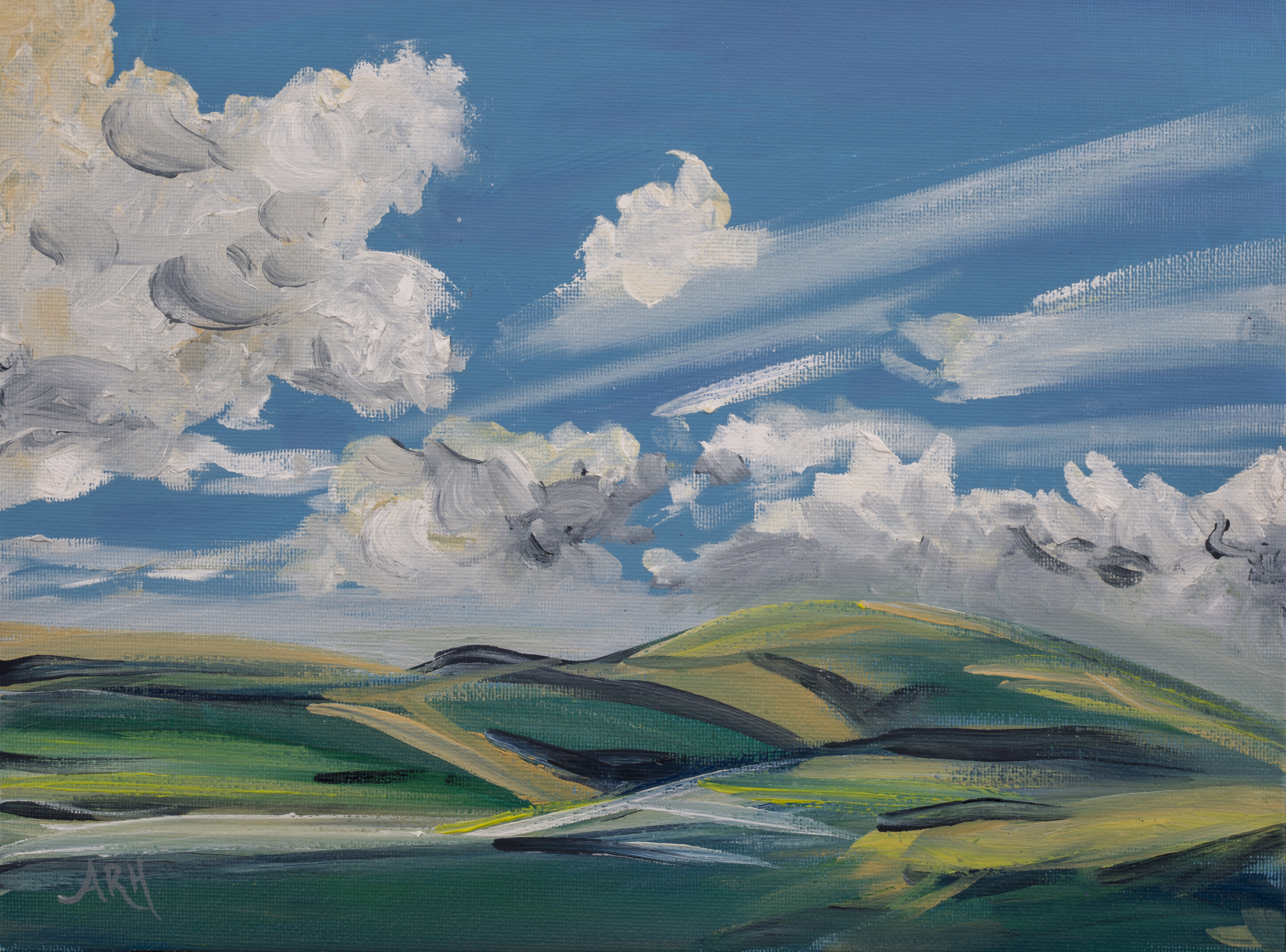 British Landscape Blue