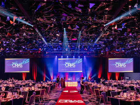 Sydney event photographer capturing ORIAS awards gala dinner at ICC Sydney