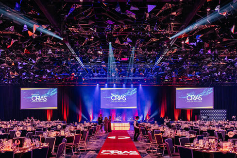 Sydney event photographer capturing ORIAS awards gala dinner at ICC Sydney