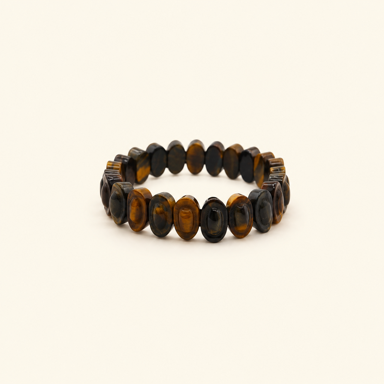 Fortune Ingot Tiger's Eye Bracelet (R-BR017)