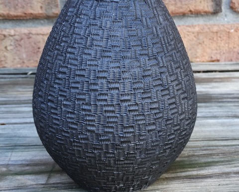 Basketweave on Hollow Forms