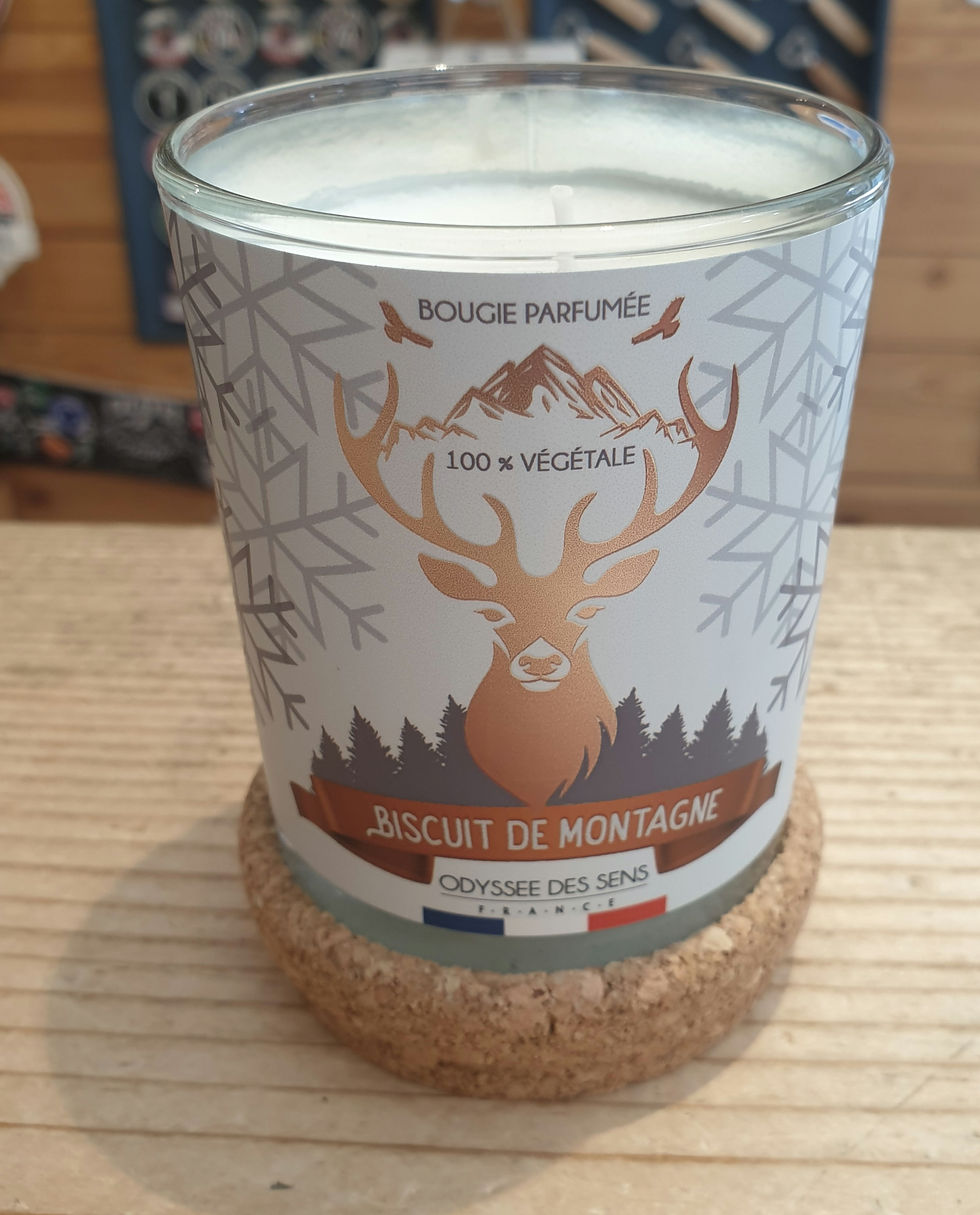 Thumbnail: Bougie parfumée ouverte biscuit de montagne