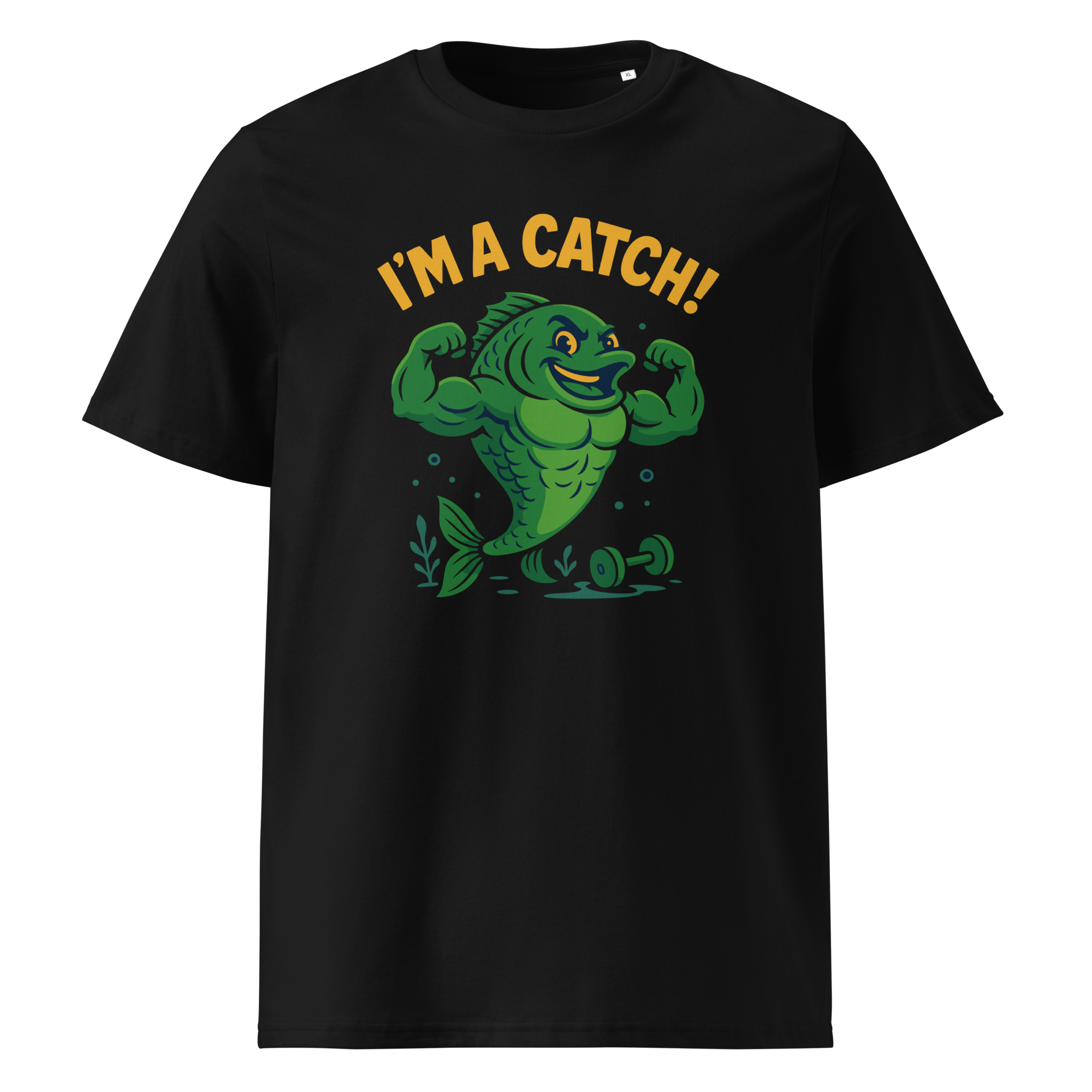 I'm A Catch Unisex organic ribbed neck t-shirt