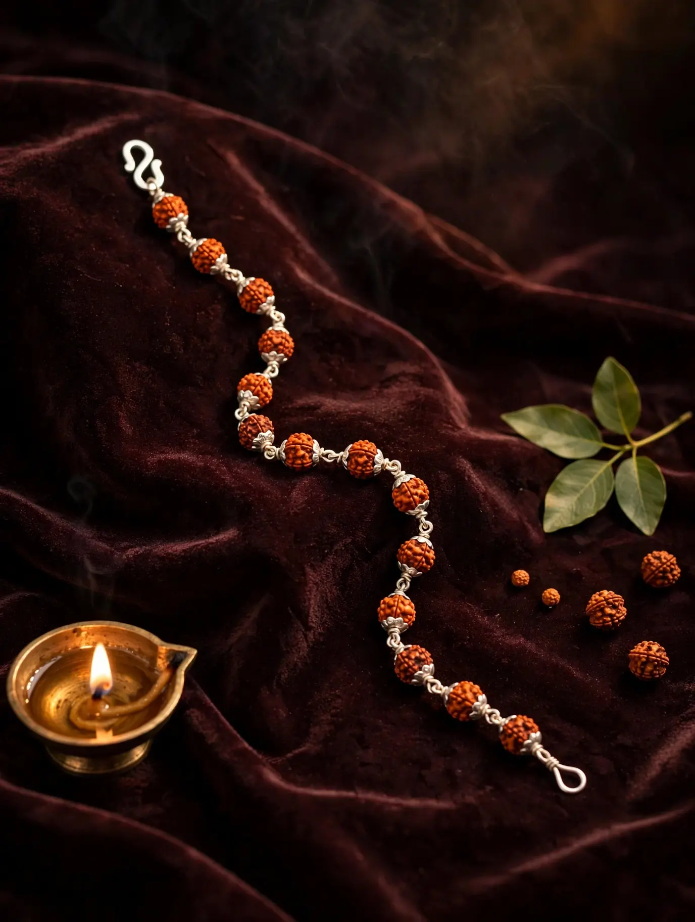Silver Regular Rudraksh Bracelet